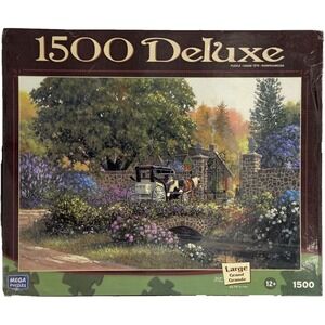 Gatekeeper's Cottage 1500 Piece Puzzle SEALED Horse & Carriage